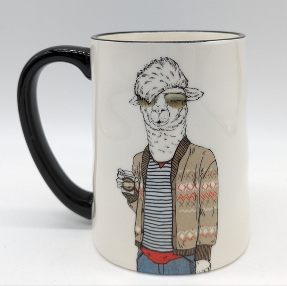 Signature Housewares Hipster Animal Llama Coffee Mug - Picture 3 of 8